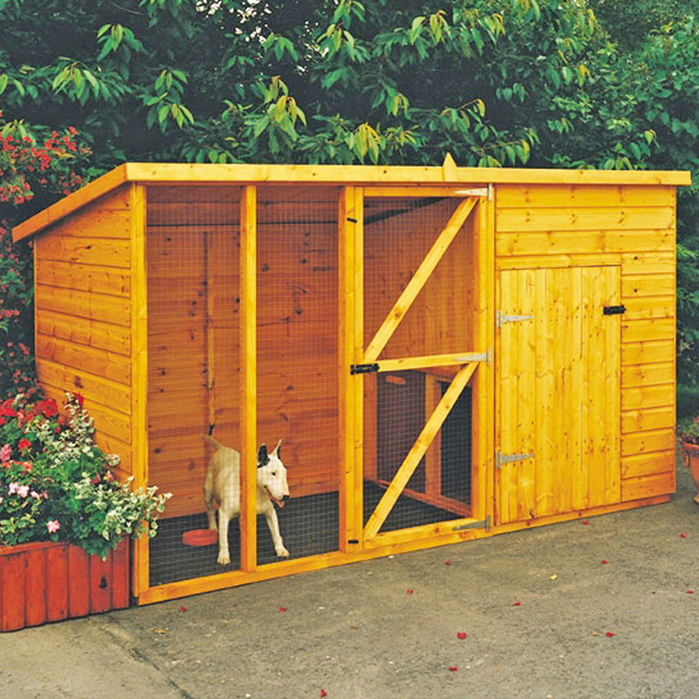 Shire Sanda 8.5ft x 4ft Shiplap Run Pent Shed Image 2