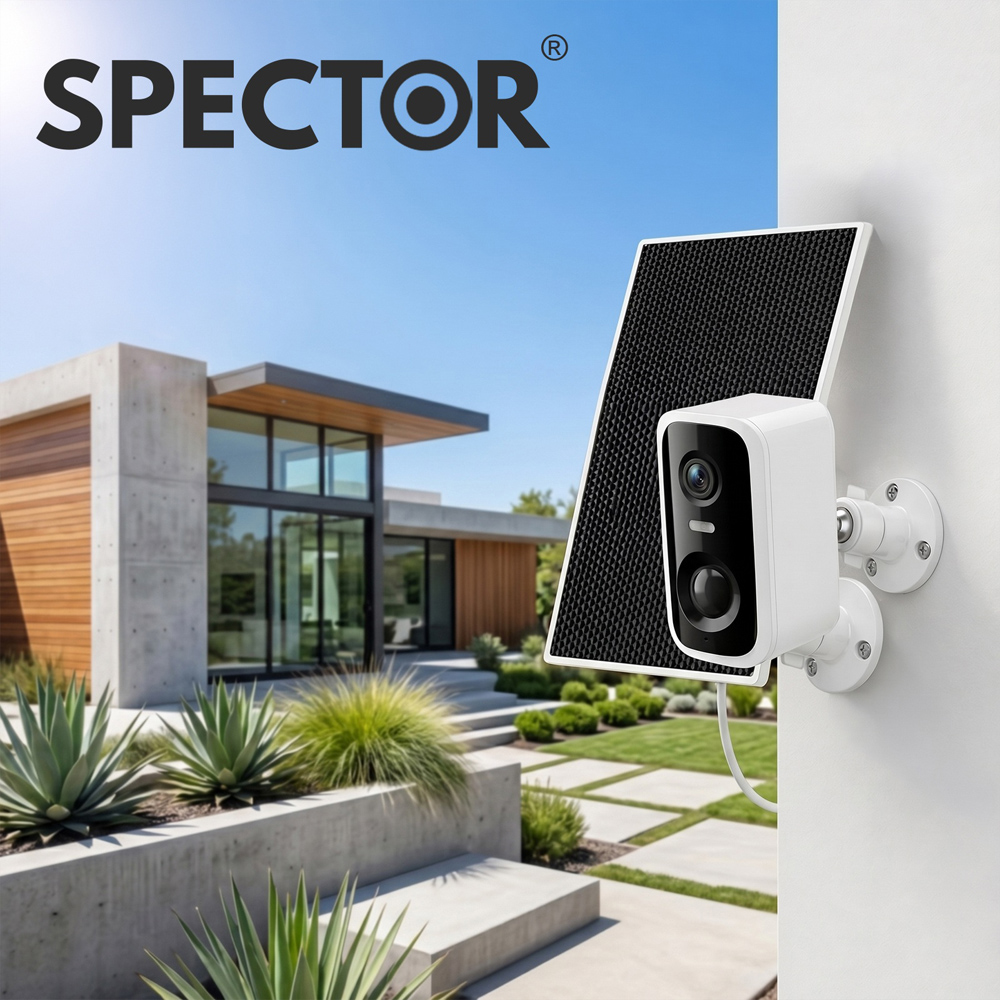 Spector Wireless Wi-Fi 2K Solar Security Camera with AI Detection and PIR Sensor Image 8
