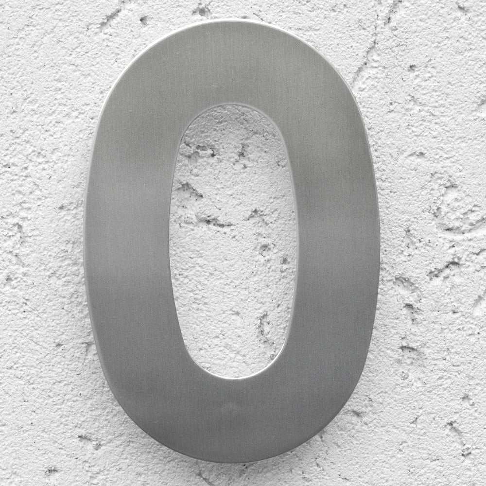 tectake 0 Stainless Steel House Number Image 2
