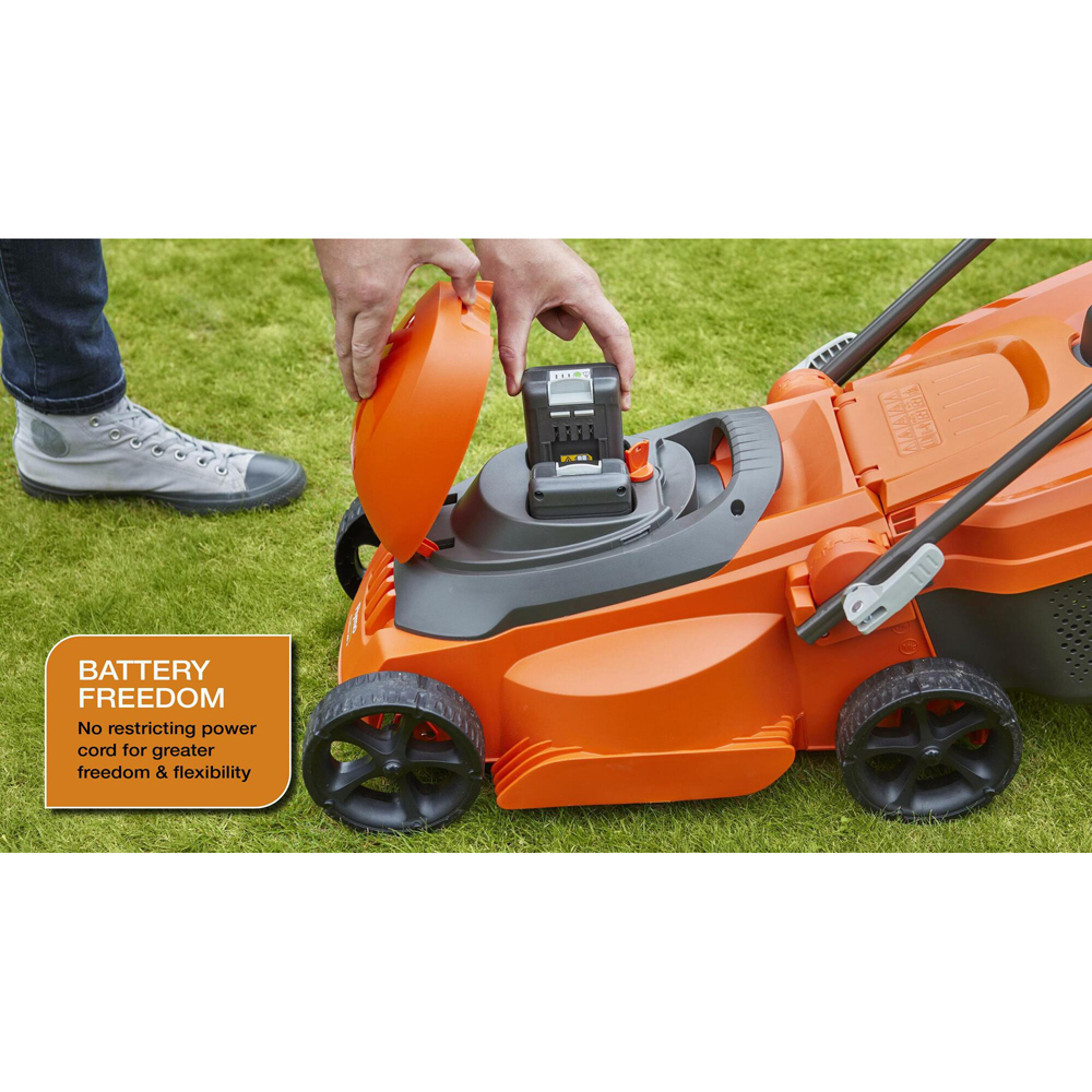 Flymo 9705395-01 40V SimpliStore 300Li 30cm Cordless Rotary Lawn Mower Image 6