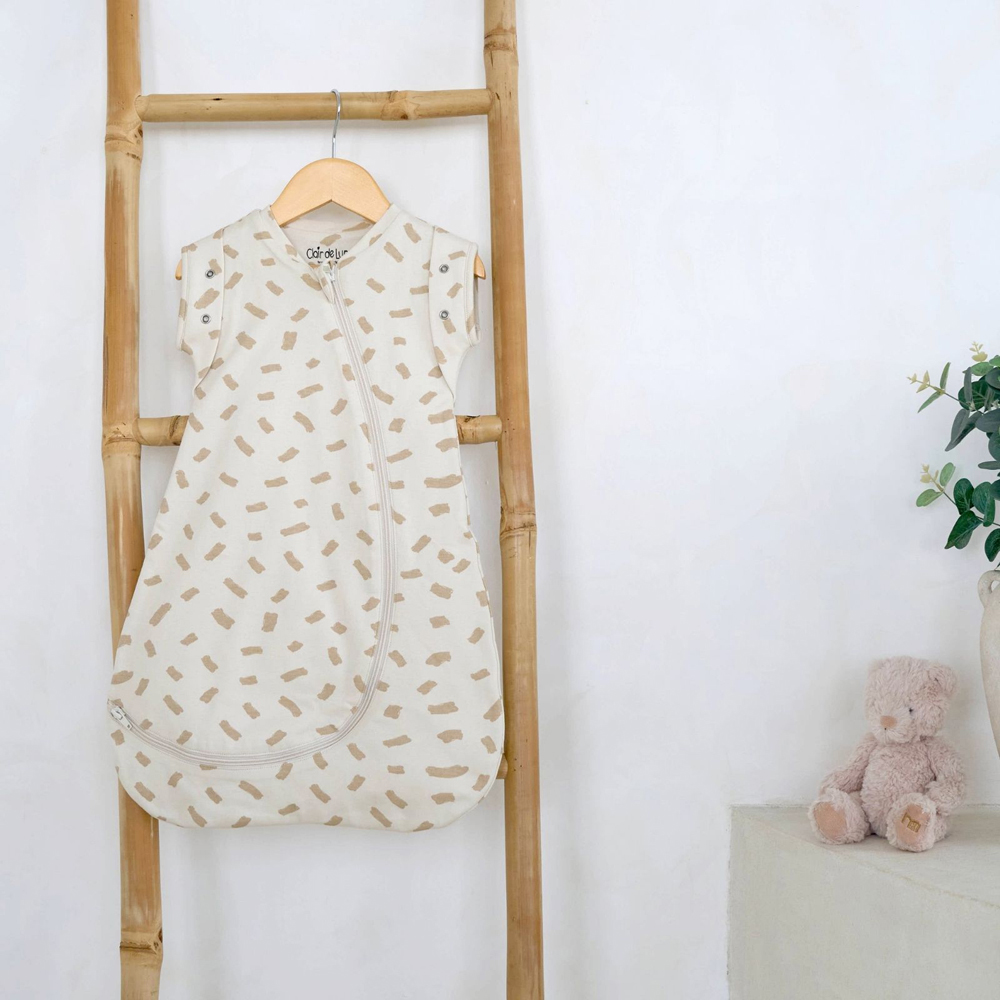 Clair de Lune Little Dreamers Organic Cotton Dash Swaddle Bag 1 Tog Image 2