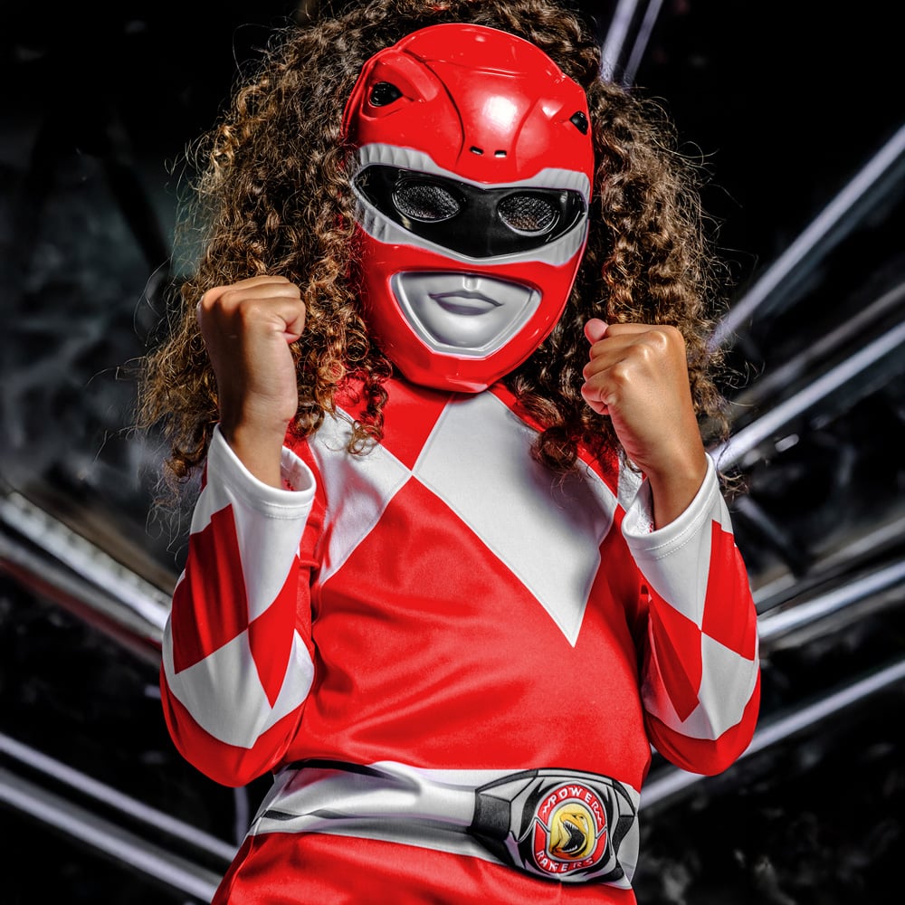 Power Rangers Mighty Morphin Red Ranger Costume Age 5 to 6 Years Image 8