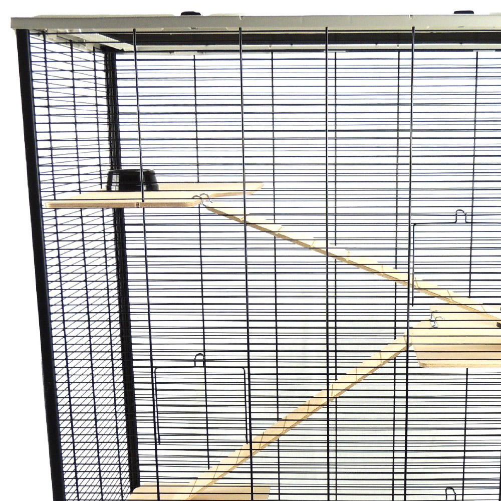 Little Friends The Belfry Grey Small Animal Cage Image 3