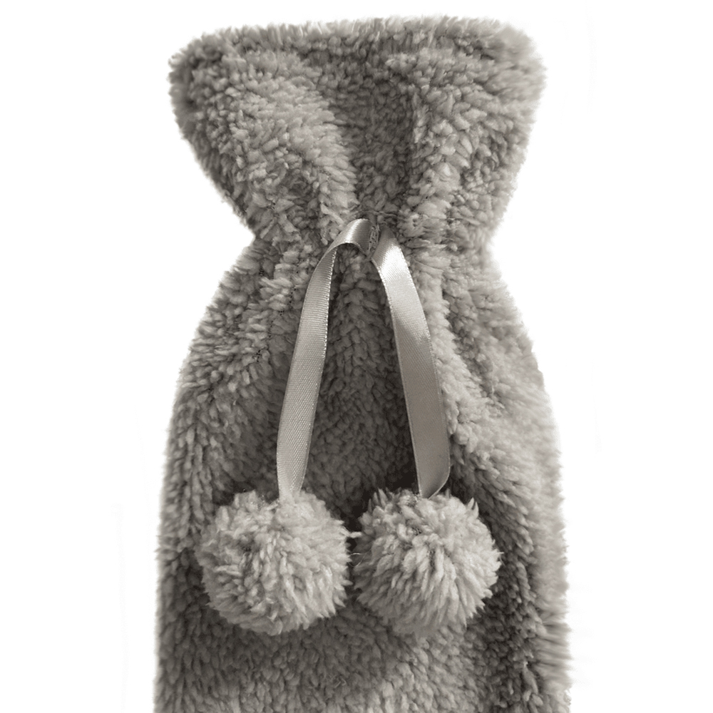 Velosso Silver Teddy Hot Water Bottle Image 3