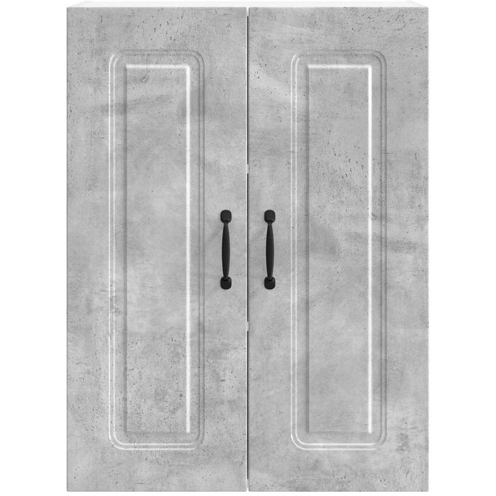 vidaXL Kalmar 2 Door Concrete Grey Wall Kitchen Cabinet Image 4