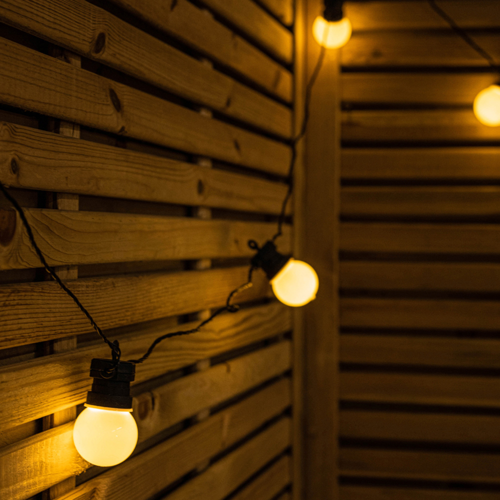 Samuel Alexander Warm White LED Connectable Party Festoon Lights 10 Pack Image 4