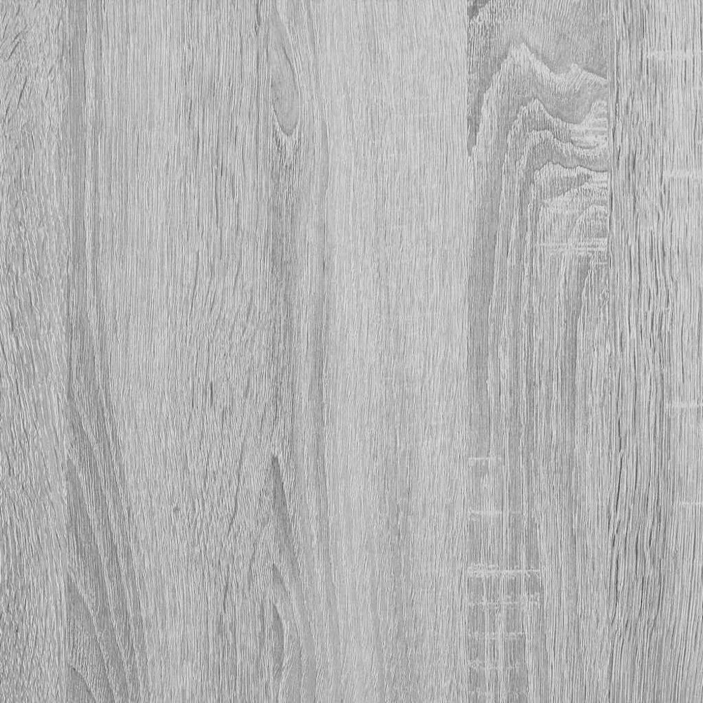 vidaXL 2 Door Grey Sonoma Wooden Sideboard Set of 2 Image 8