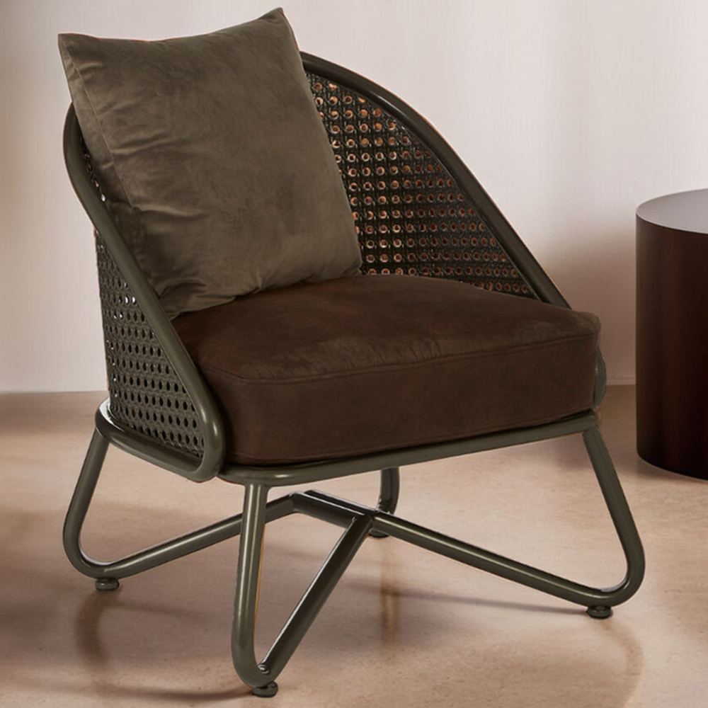 Premier Housewares New Foundry Chair with Curved Legs Image 1