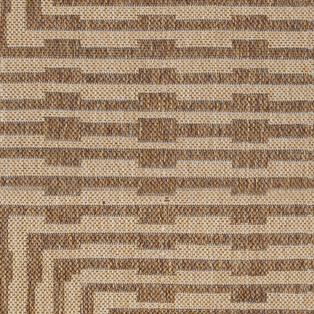 Yard Sandown Natural Jute Effect Indoor and Outdoor Rug 120 x 120cm Image 2