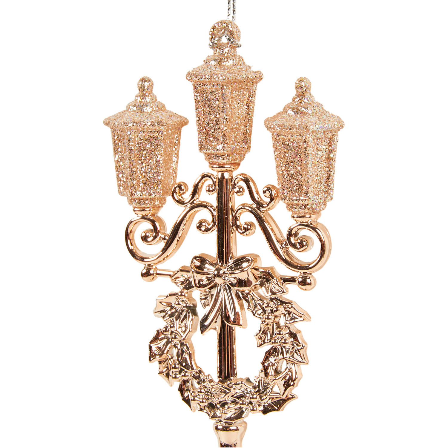 Rose Gold Glitter Lantern - Rose Gold Image 3