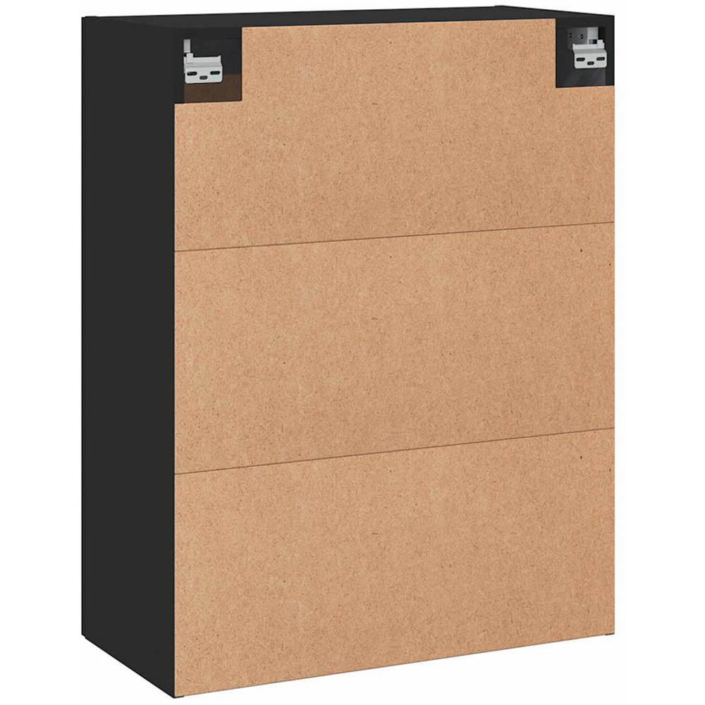 vidaXL 2 Door Black Wall Mounted Cabinet 2 Pack Image 8