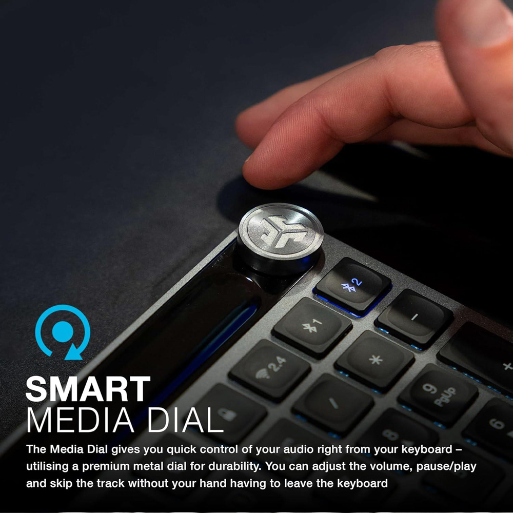 Jlab Wireless Bluetooth Epic Keyboard and Jbuds Mouse Bundle Image 5