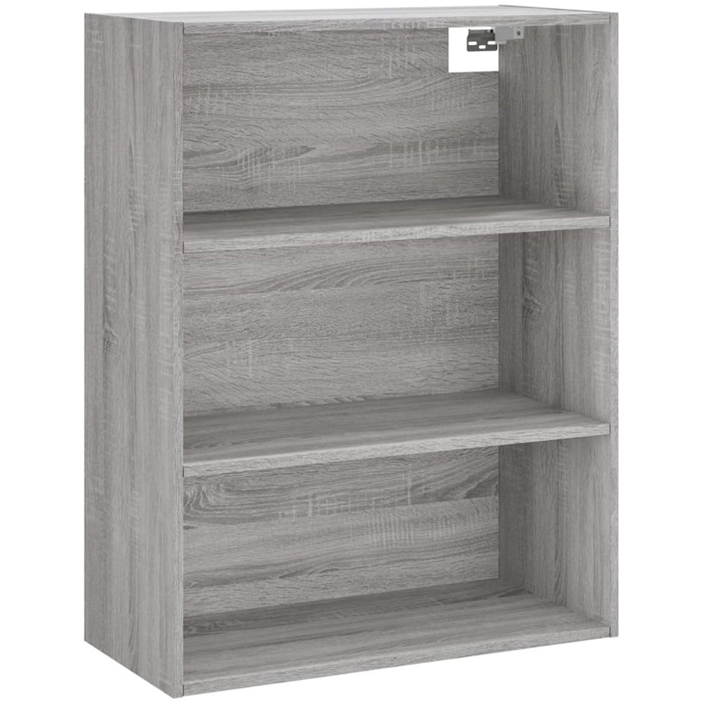 vidaXL Single Door 3 Drawer 3 Shelf Grey Sonoma Tall Highboard Image 5