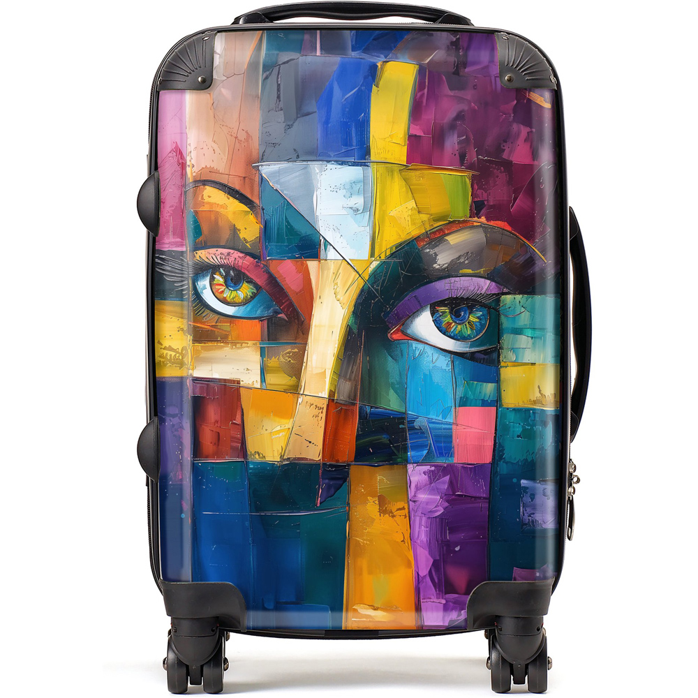 Warren Reed Designer Cabin Fragmented Vision Eyes Of The Soul Suitcase Image 1