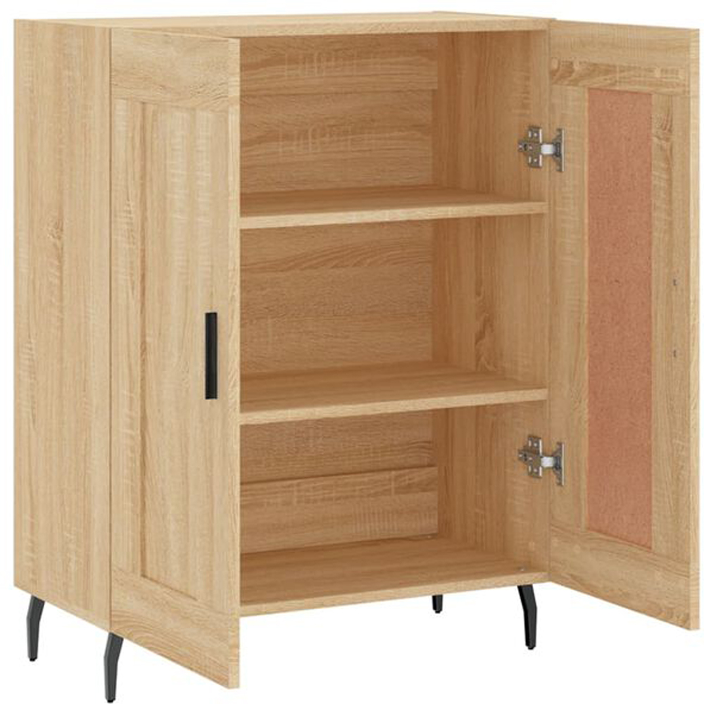 vidaXL 2 Door Sonoma Oak Sideboard Image 4