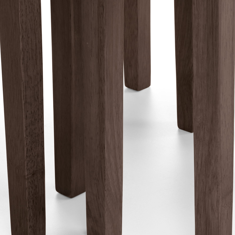 Julian Bowen Cleo Walnut Nest of Tables Set of 3 Image 5