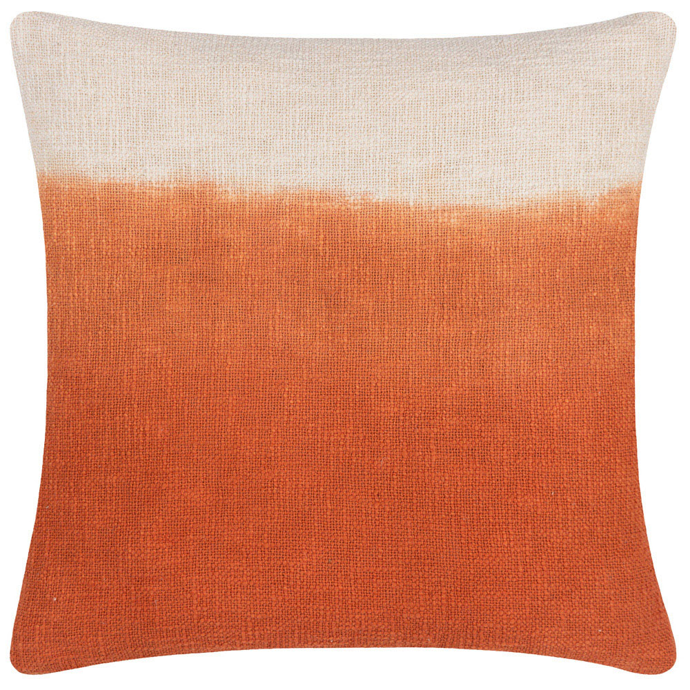 furn. Mizu Amber Dip Dye Square Cushion Image 1
