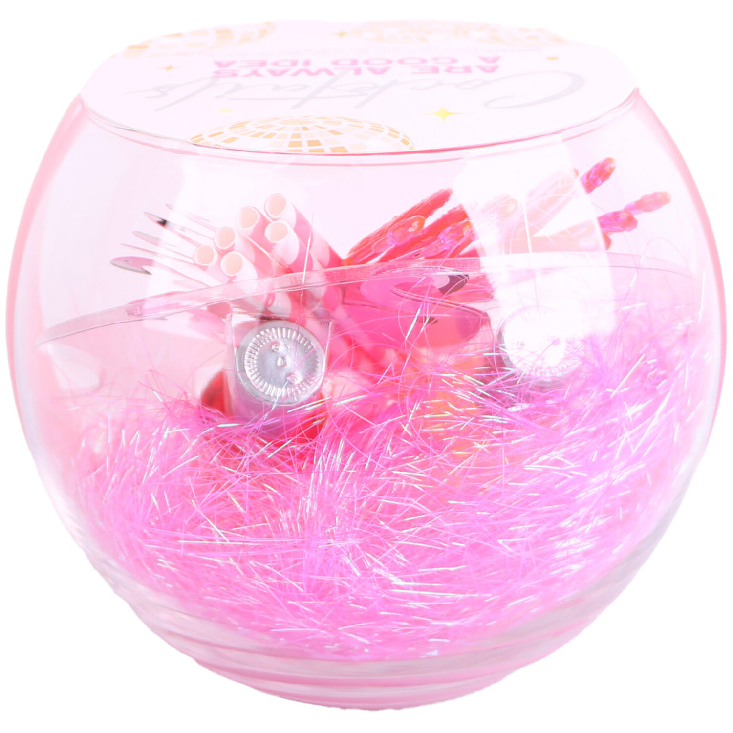 Cocktail Fishbowl with Accessories and Syrup Image 2