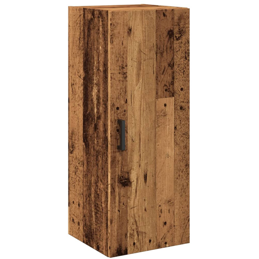 vidaXL Single Door Old Brown Wall Mounted Storage Cabinet Image 2