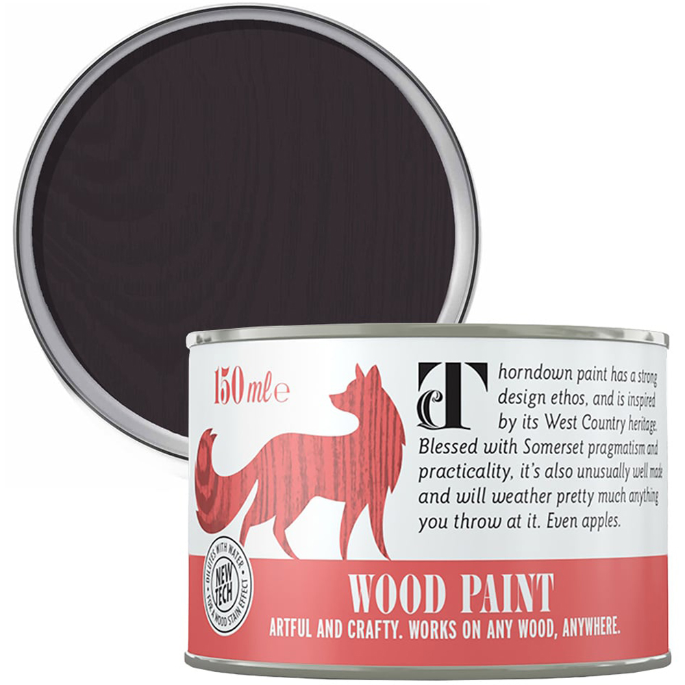 Thorndown Whortleberry Satin Wood Paint 150ml Image 1