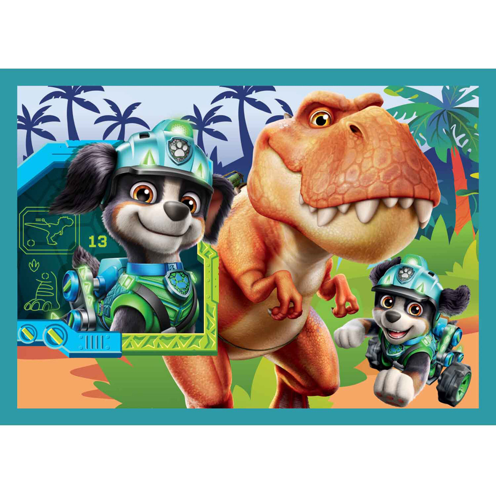Paw Patrol Dino Movie 4-in-1 Puzzle Set Image 4