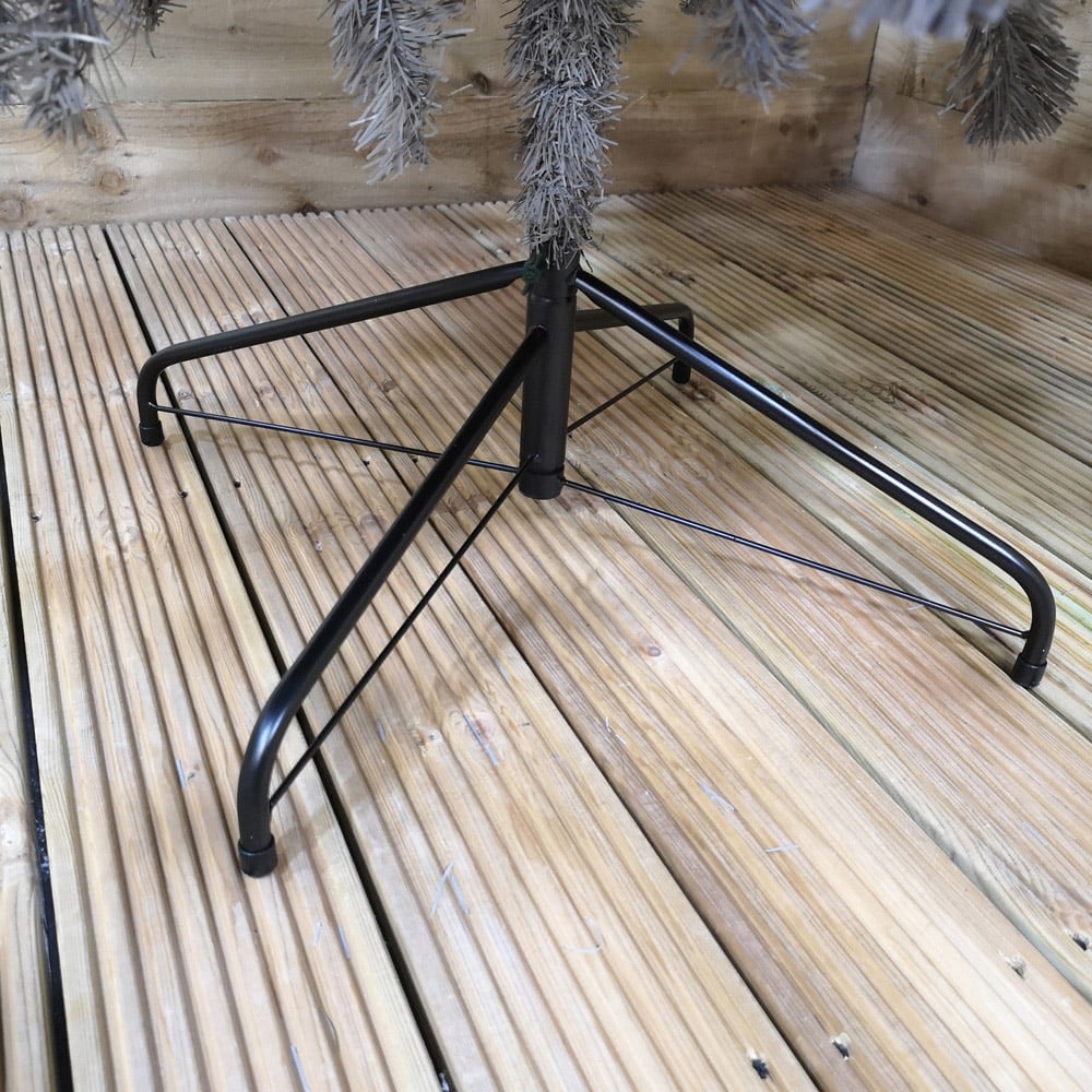 Samuel Alexander Plain Grey Colorado Spruce Wrapped Artificial Christmas Tree 8ft Image 4