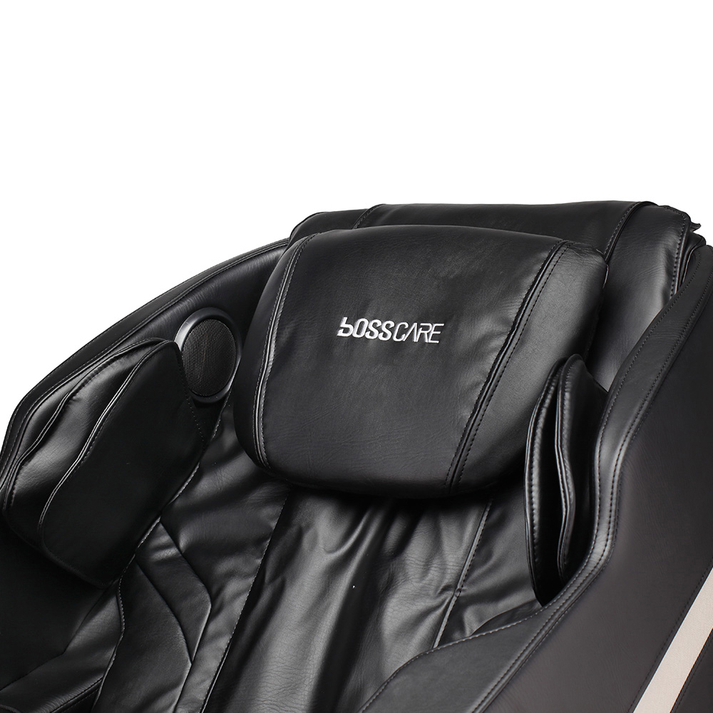 H&O Direct Zero Gravity Faux Leather Massage Chair with Bluetooth Speaker and Waist Heating Image 5