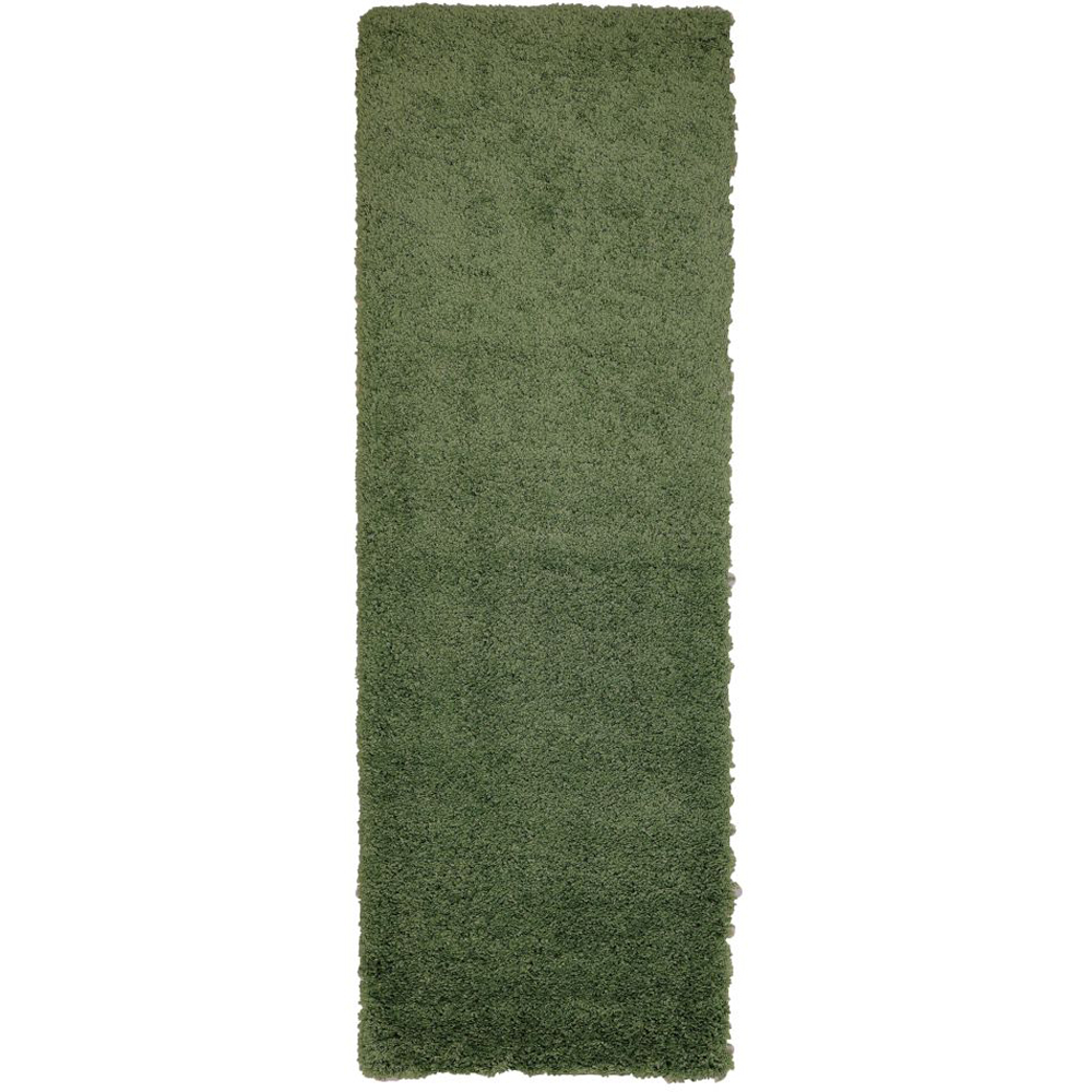Homemaker Jazz Sage Shaggy Runner 67 x 200cm Image 2
