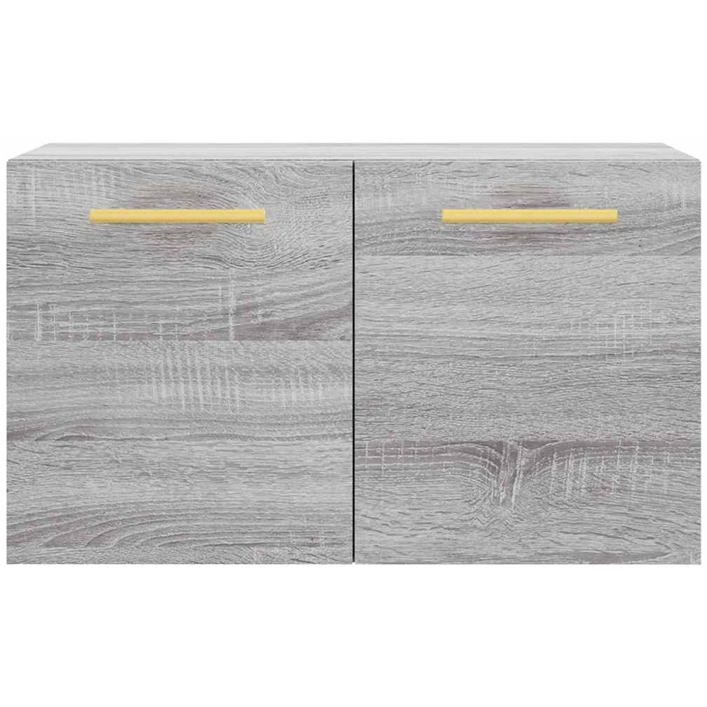 vidaXL Single Door Grey Sonoma Wall Mounted Cabinet Image 5