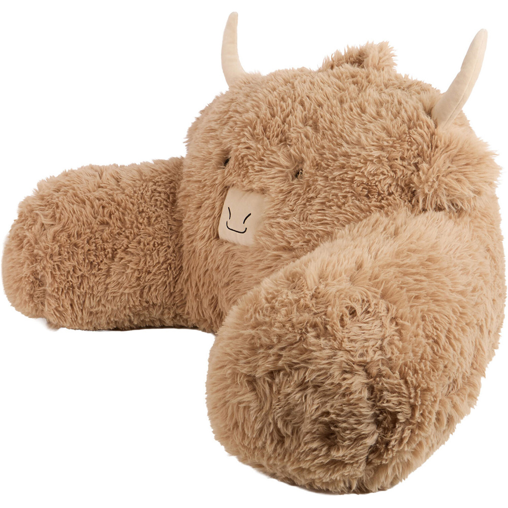 Highland Cow Cuddle Chair Brown Image 4