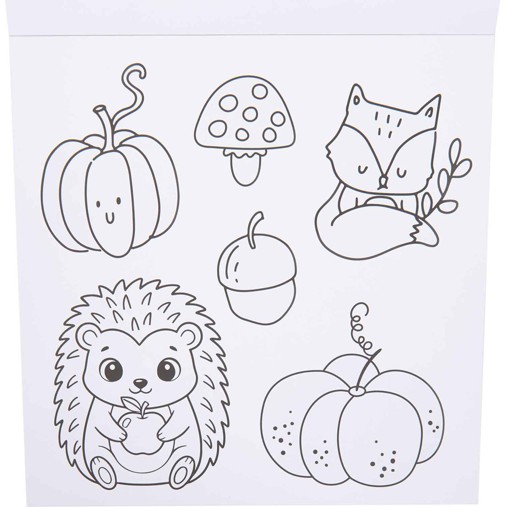 Autumn Easy Colouring Book Image 2