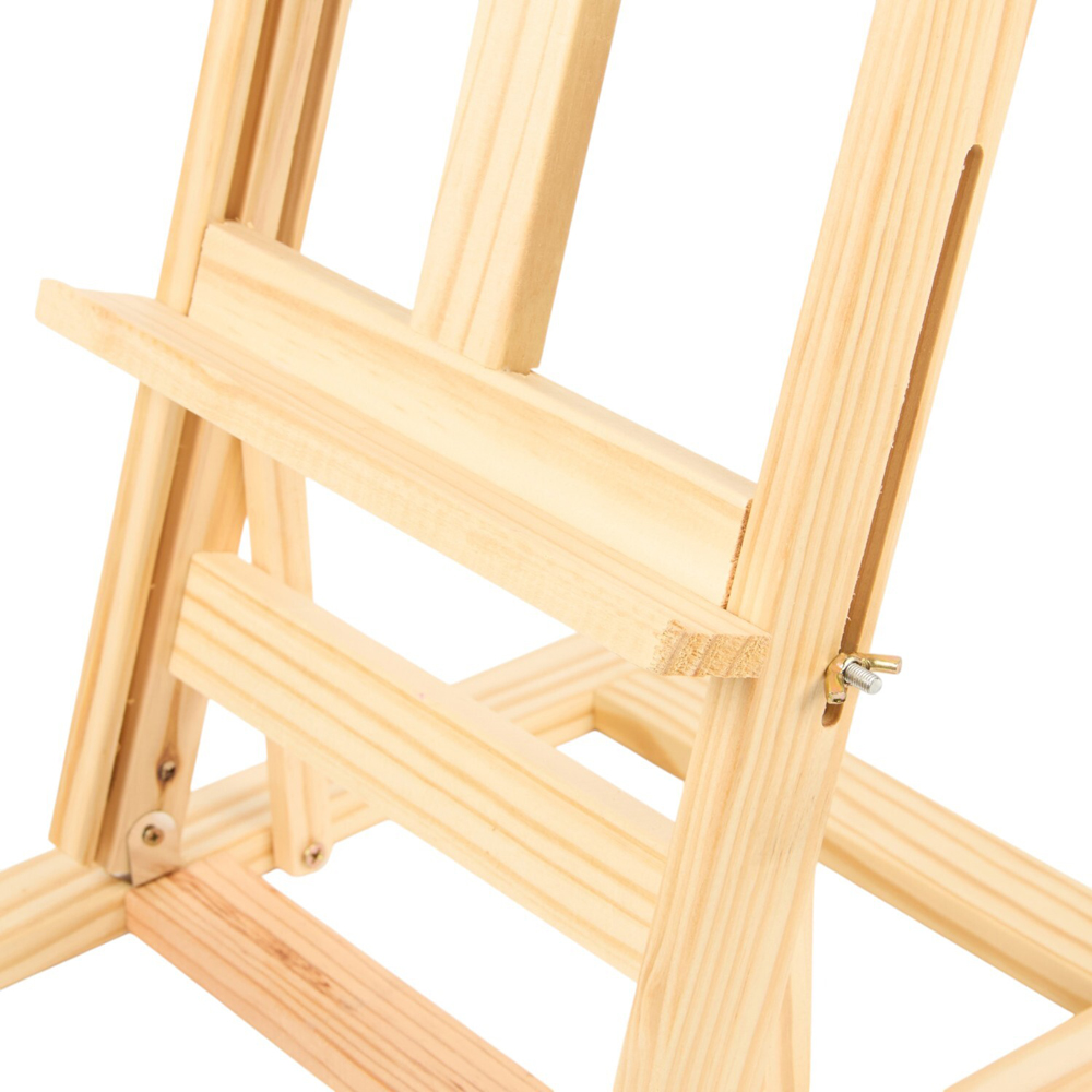 Wooden Table Easel Natural Image 4