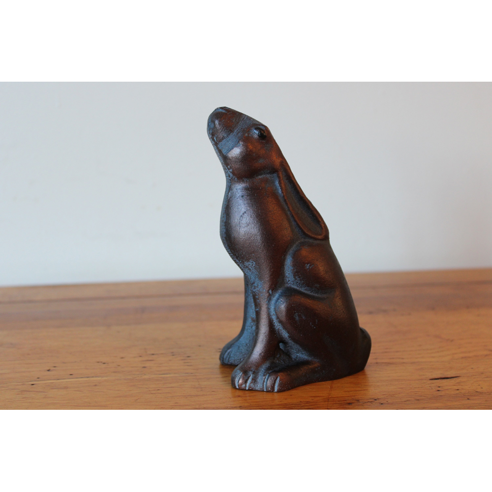 Inspirational Gifting Moongazing Hare Polystone Resin Garden Ornament Small Image 3