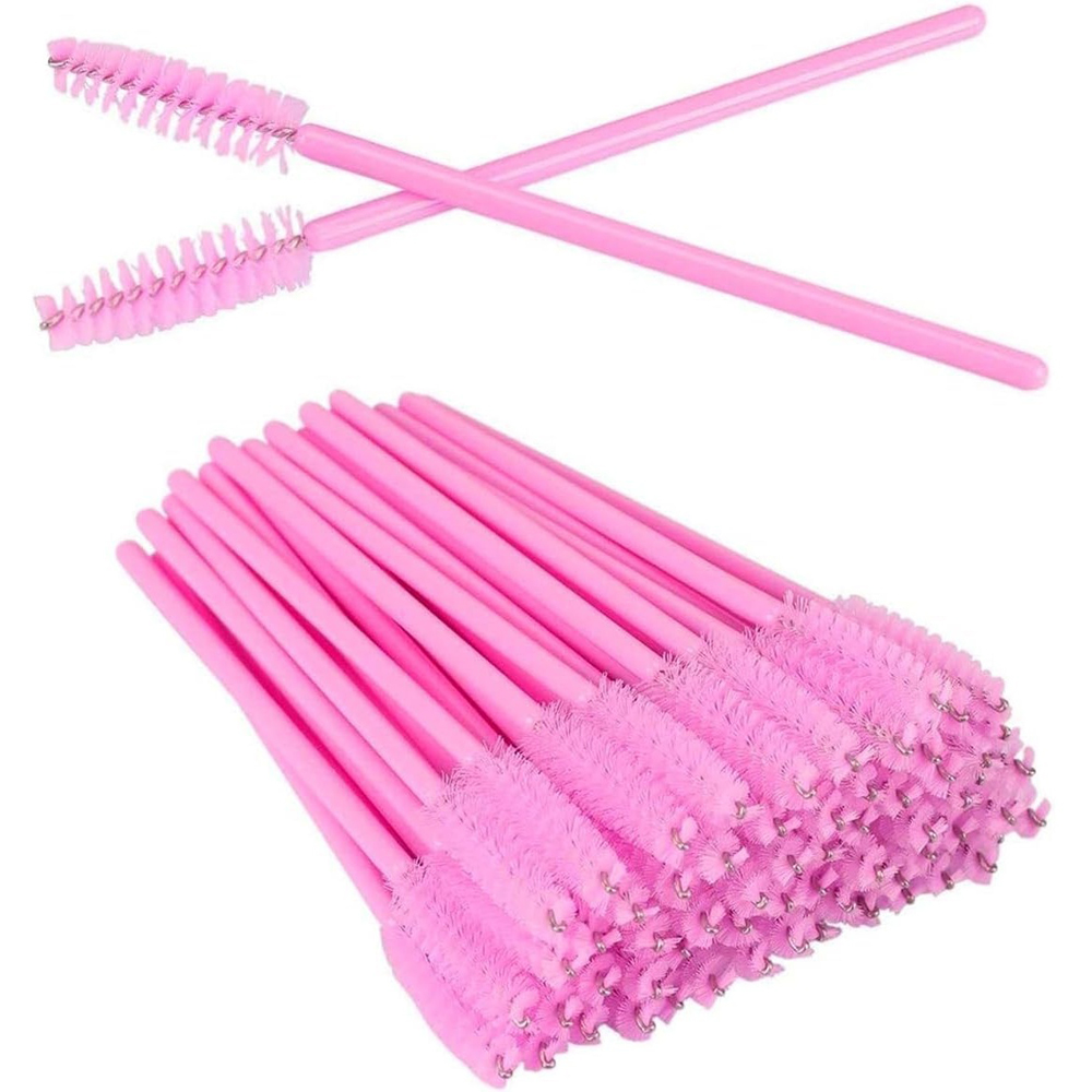 ATEK Pink Disposable Mascara Wand 50 Pack Image 1