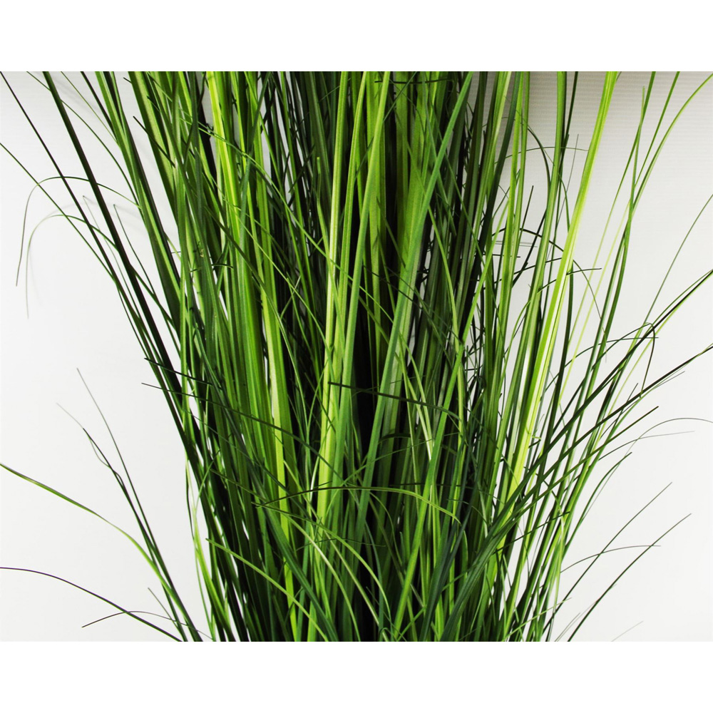 Leaf Extra Large Grass Artificial Plant with Gold Metal Planter 130cm Image 2