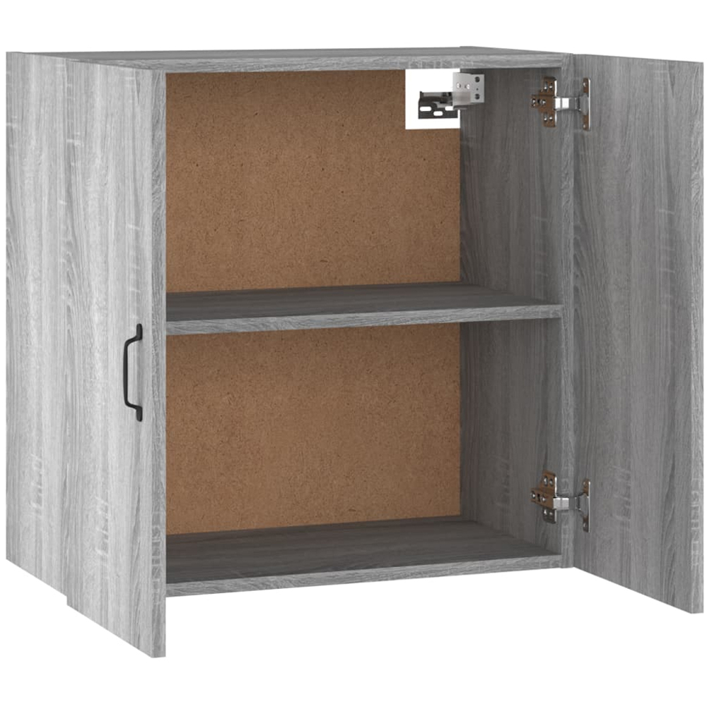 vidaXL 2 Door Grey Sonoma Oak Wall Cabinet Image 5