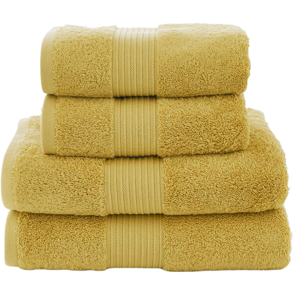 Deyongs Bliss Pima Mustard Hand Towel 2 Pack Image 1
