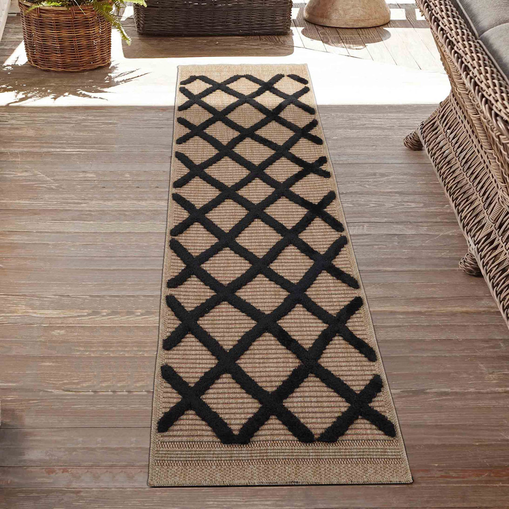 Desire Rugs Harper Black Aztec Rug 200 x 290cm Image 4
