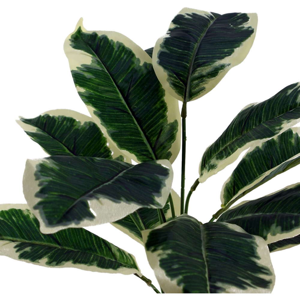 Leaf Pothos Variegated Artificial Plant in Pot 40cm Image 3