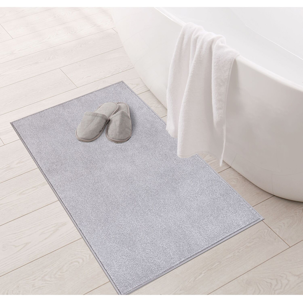 Seattle Washable Rug - Silver / 160cm Image 6