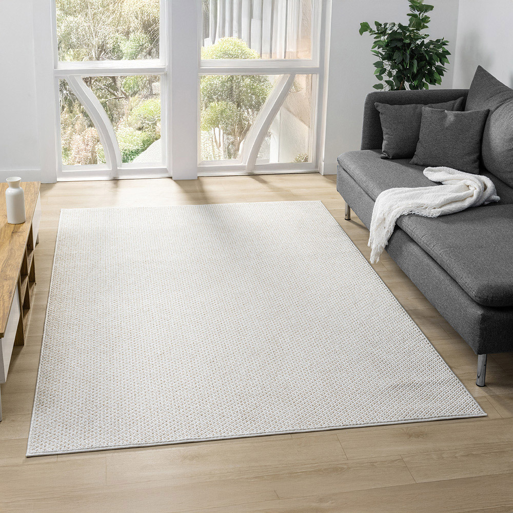 Desire Rugs Avior Cream Pebble Mottled Rug 120 x 170cm Image 2
