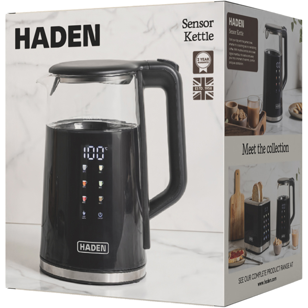 Haden Sensor 212931 Black Touch Screen 1.7L Kettle 1850-2200W Image 5