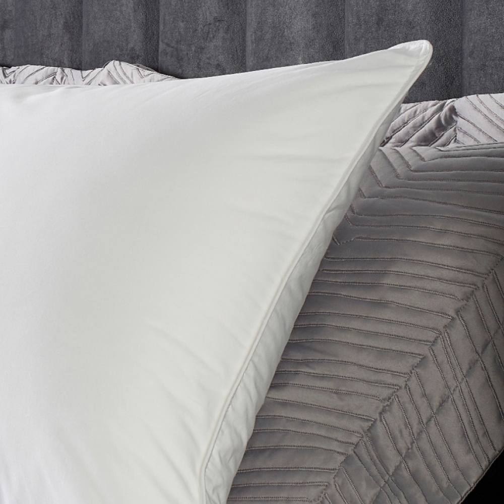 Downland Duck Feather Piped Pillow Image 4