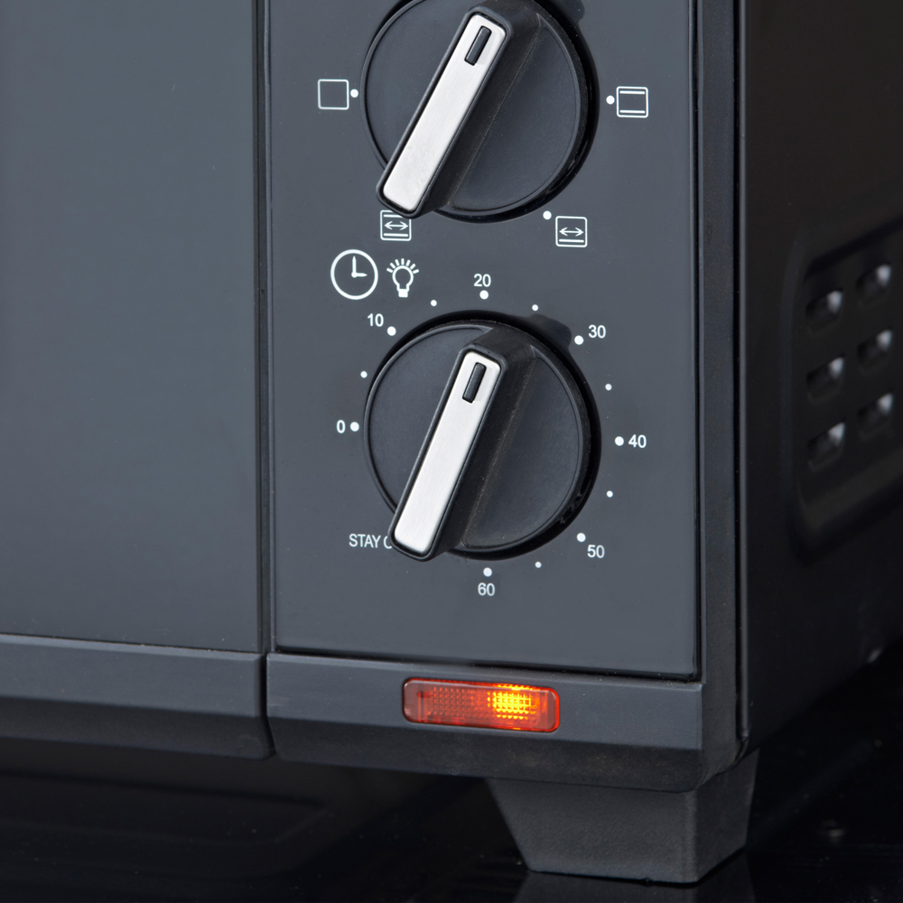Quest 35389 Black 20L Rotisserie Electric Mini Oven Image 9