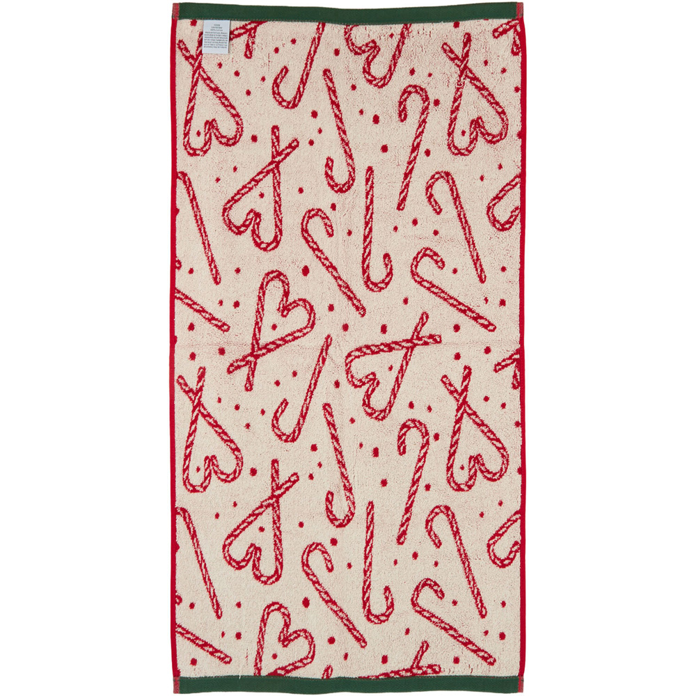 Candy Cane Towel Bath Towel Image 5