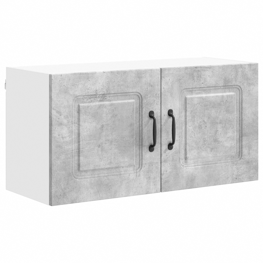 vidaXL Kalmar 2 Door Concrete Grey Wall Kitchen Cabinet Image 2