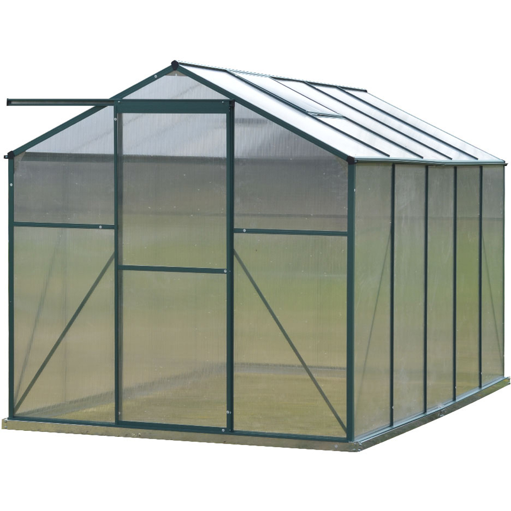 Living and Home Aluminium Frame 6 x 8ft Greenhouse Image 3