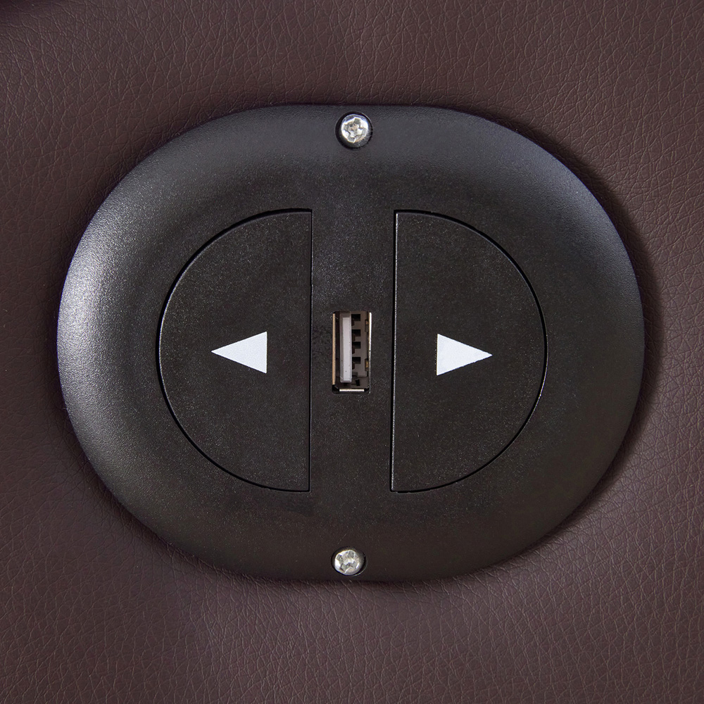 Glendale 3 Seater Brown Bonded Leather Electric Recliner Sofa Image 3