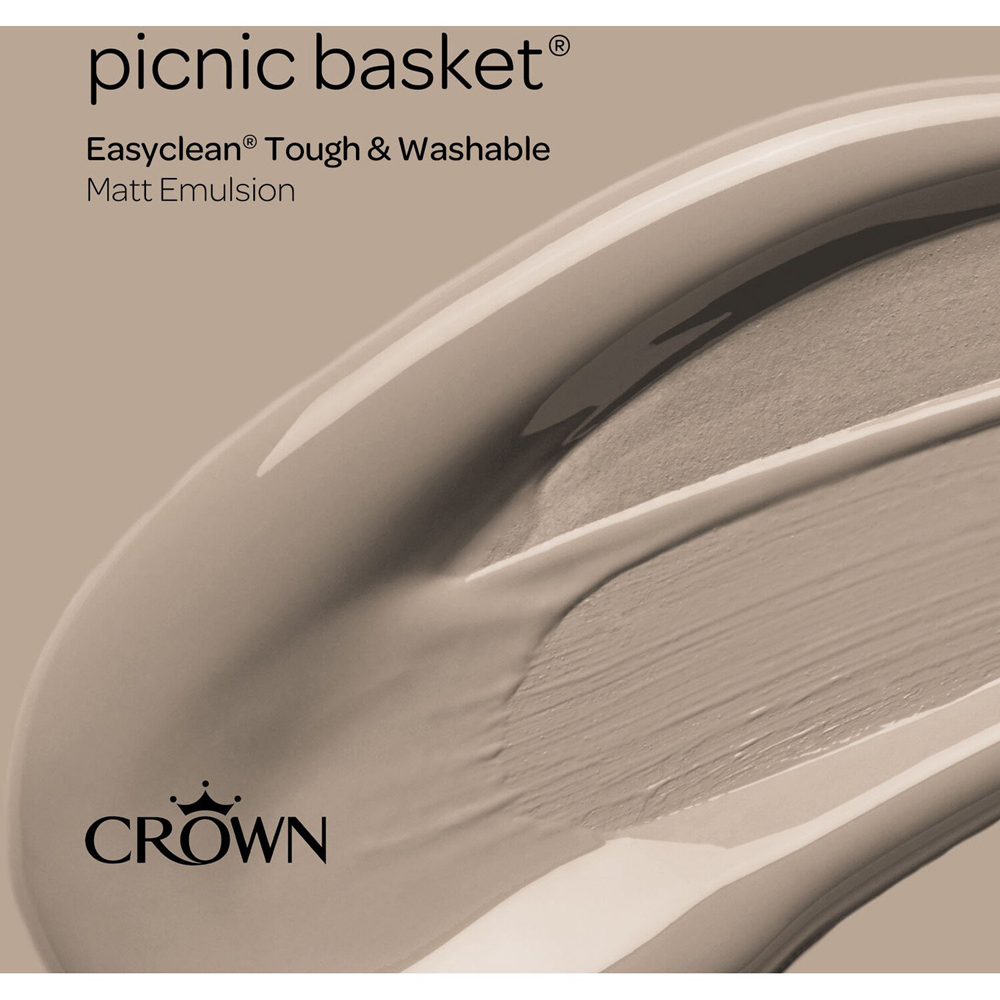 Crown Easyclean Matt Emulsion Paint - Picnic Basket Image 8