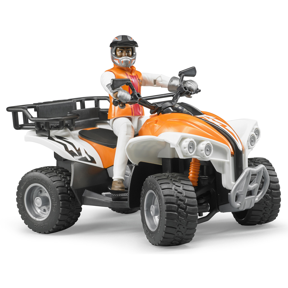 Bruder Kids bworld Quad with Driver Playset Model Image 2
